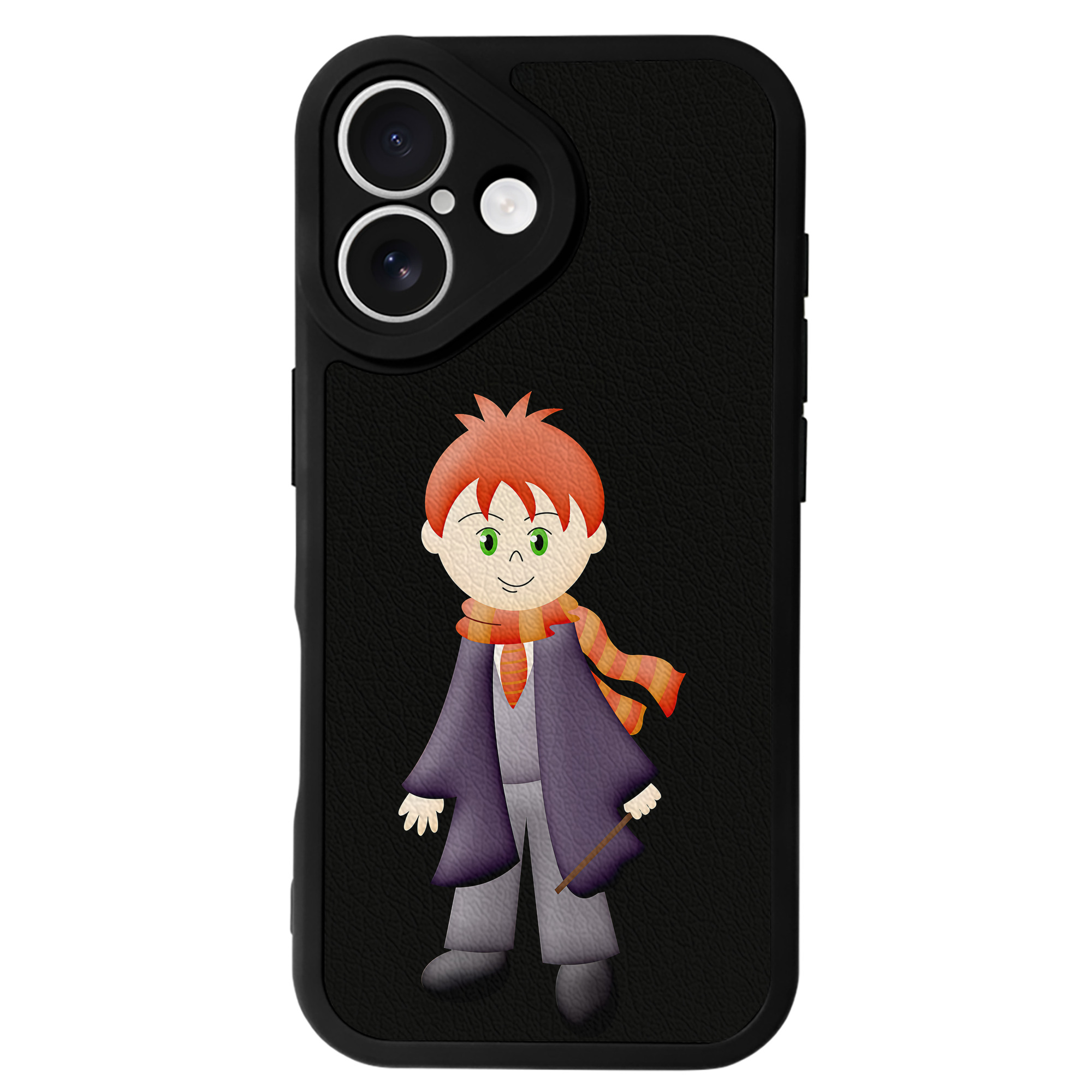 （画像用） Harry Potter ハリー・ポッターシリーズ 【iPhone 16シリーズ対応】シリコンスマホケース（レザー調） 材質：シリコン